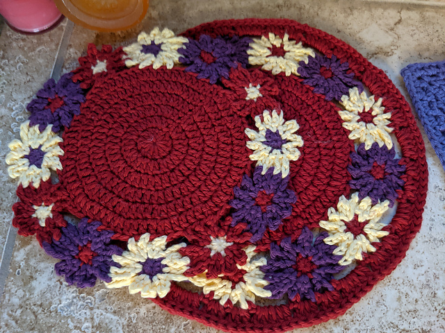 Lazy Daisy Washcloth
