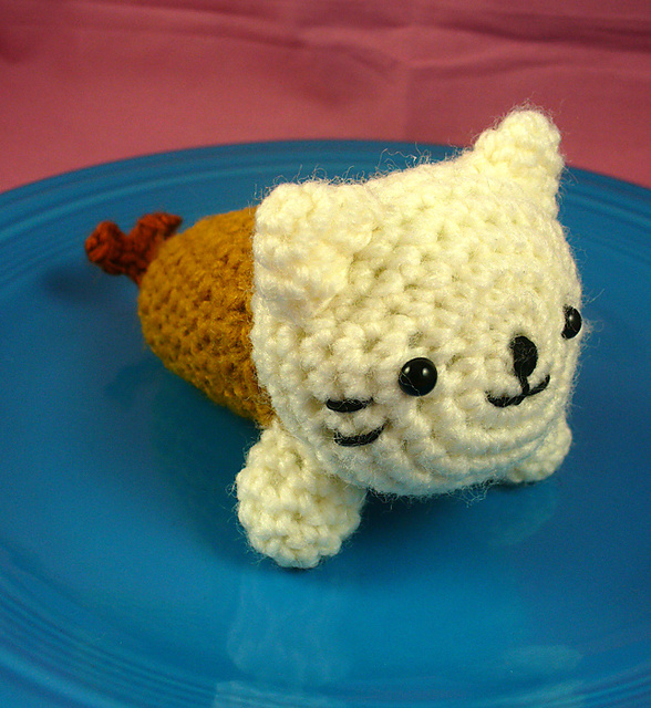 Crochet Kitty Cat Tempura Amigurumi 