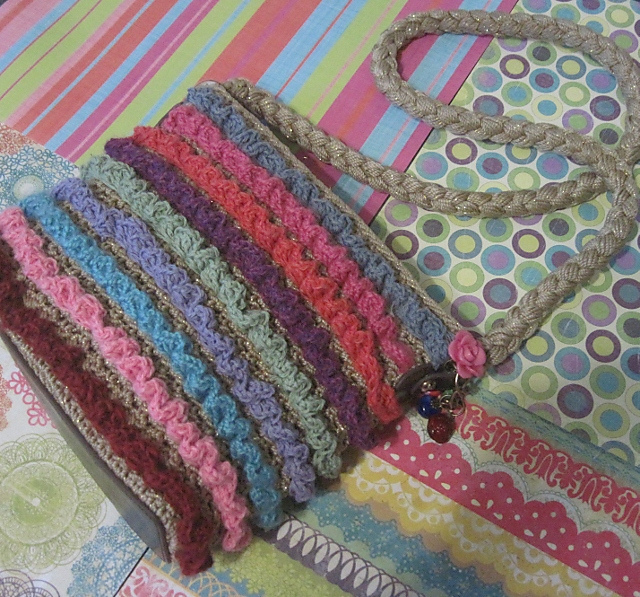 Upcycled Frilly Purse