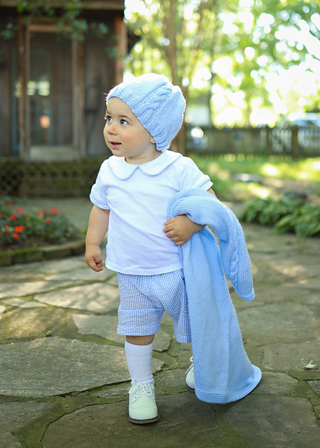 Little Boy Blue Baby Blanket