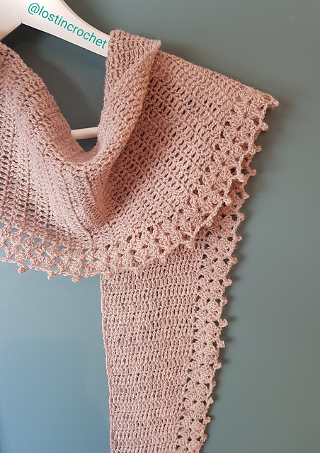 Pernille Scarf and Shawl