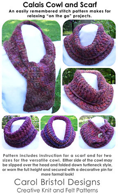 Calais Cowl and Scarf