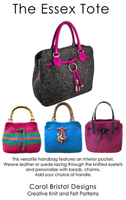 Essex Tote, Felted Handbag