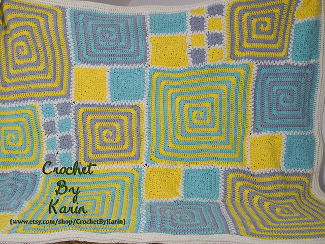 Swirling Bliss Crochet Blanket