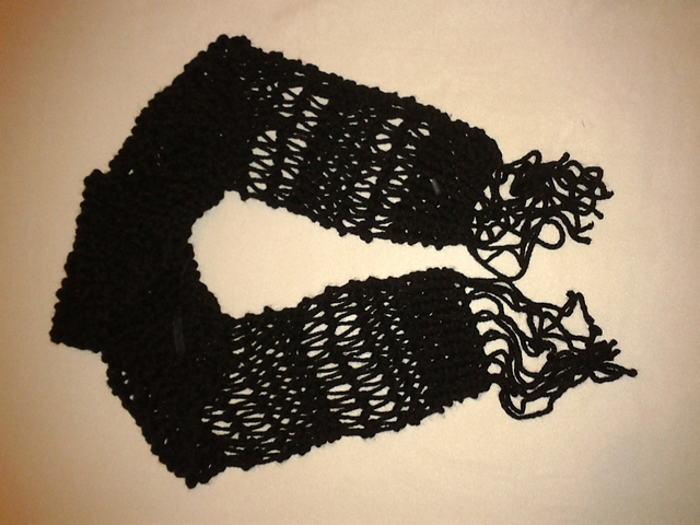 Chunky Drop Stitch Scarf