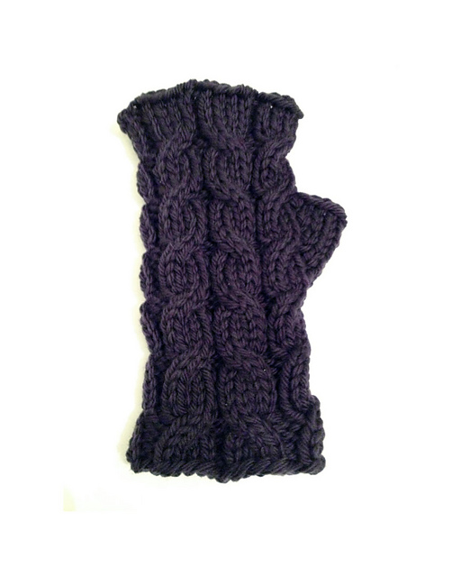 3 Hour Cabled Mitts