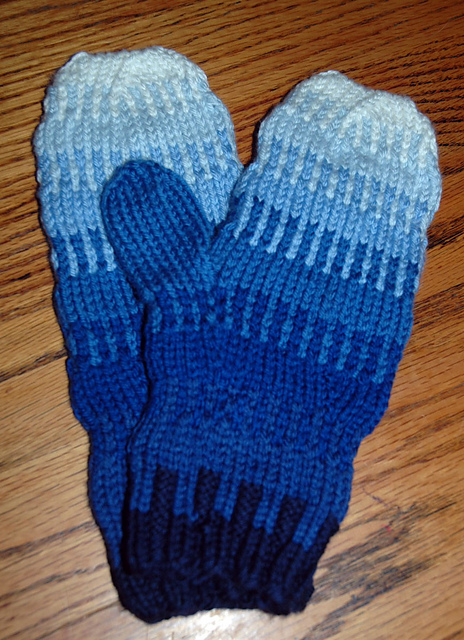 Snow on the Mountain Mittens