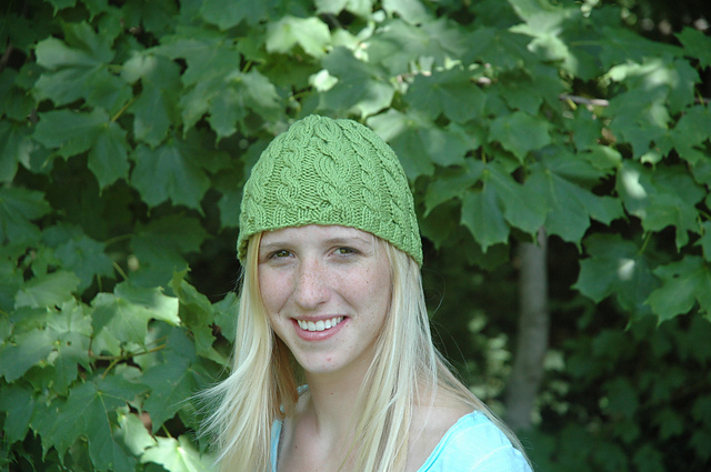 Cashmere Cable Beanie