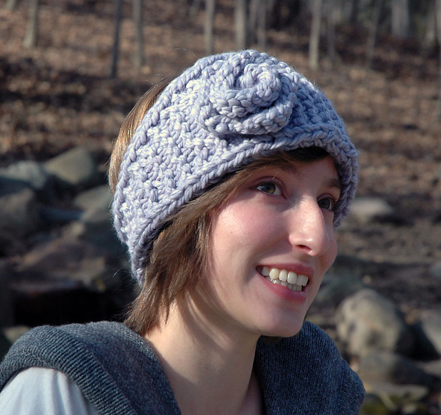 Chunky Flowered Headband