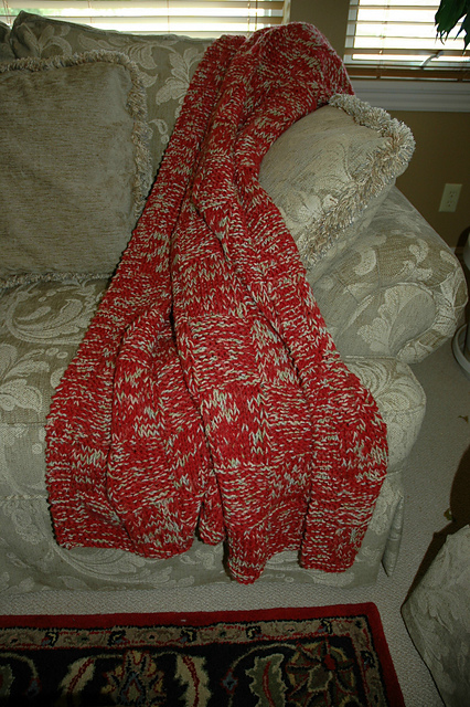 Basketweave Afghan