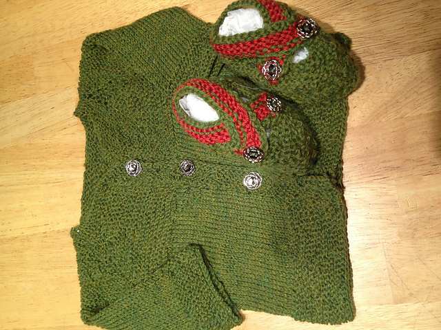 Wicker Stitch Booties