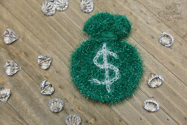 Money Bag Scrubby
