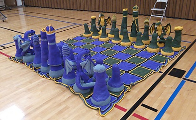 Chante's Giant Chess Set