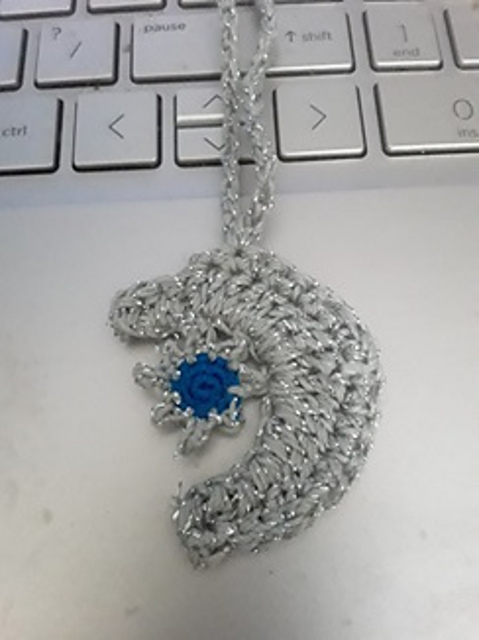 Moon and Star Necklace