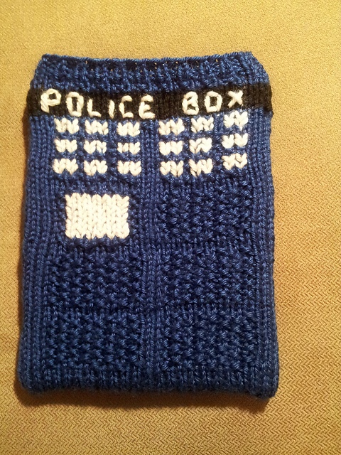 TARDIS e-reader cover