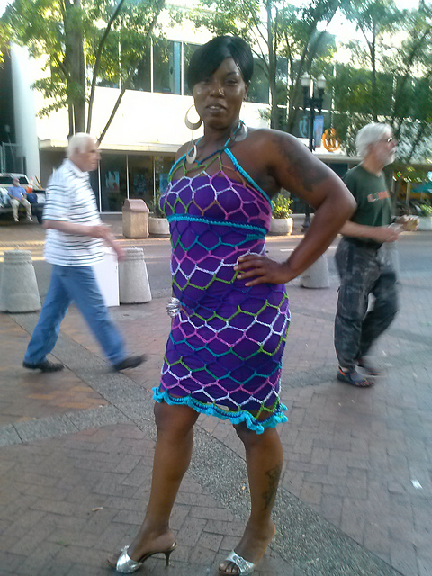 Webbed Halter Dress