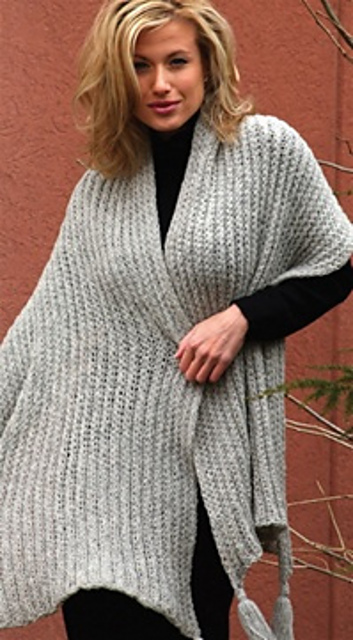 Classic Shawl with Tassels