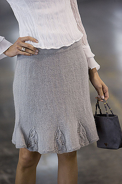 Miracle Leaf Motif Skirt
