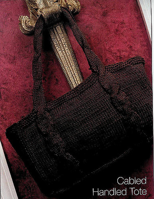 Cabled Handle Tote