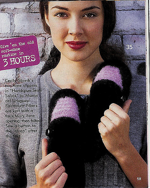 #35 Felted Slippers
