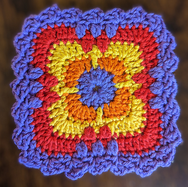 Ravelry: Pixel Square Coaster pattern by CarrieJoy Designs