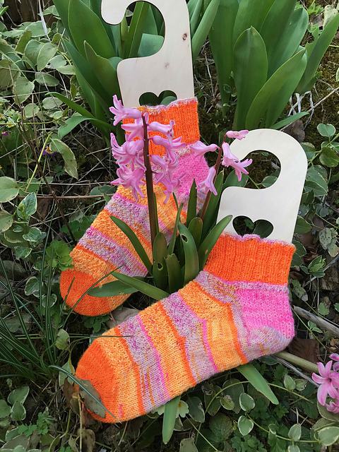 Sunshine In My Garden Socks