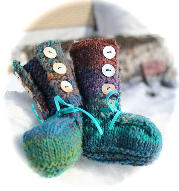 Celtic bootees
