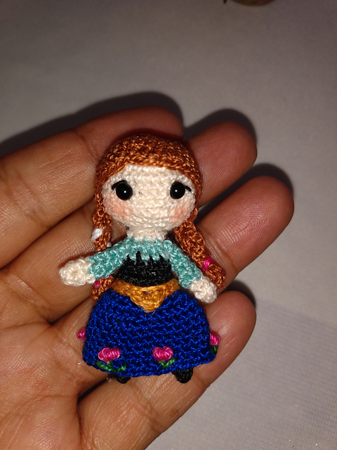 MINI PRINCESA  ANNA FROZEN