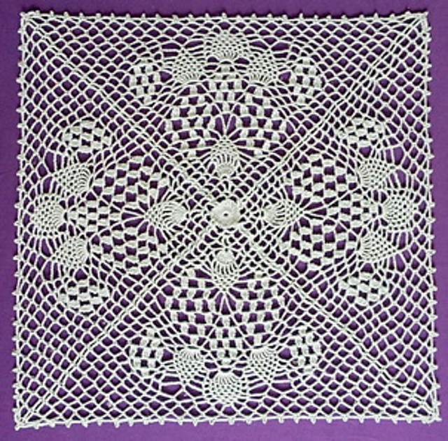 Square Pineapple Doily