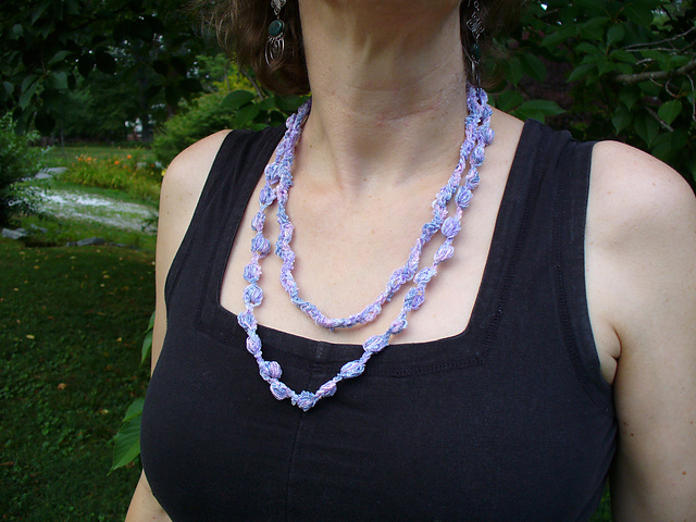 Crocheted Beads Necklace