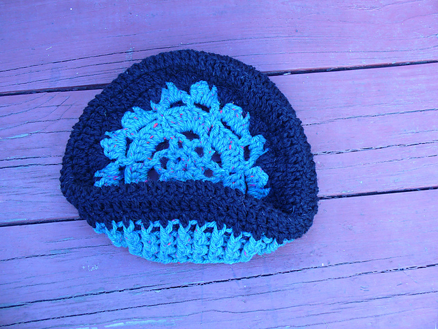 Peace Fleece Lacy Beret