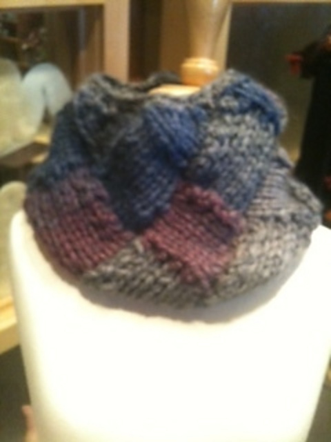 Chunky Entrelac Cowl