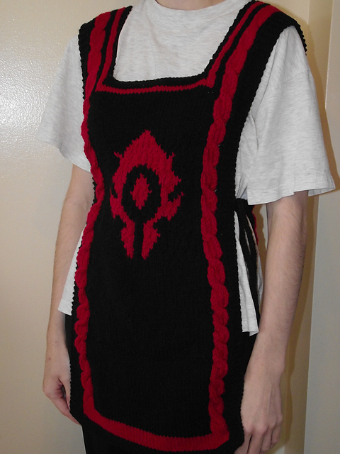 Knit tabbard