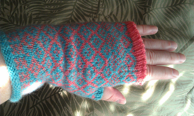 Life is Transitory Fingerless Mitts