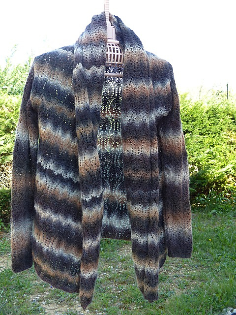 813 - veste ajourée