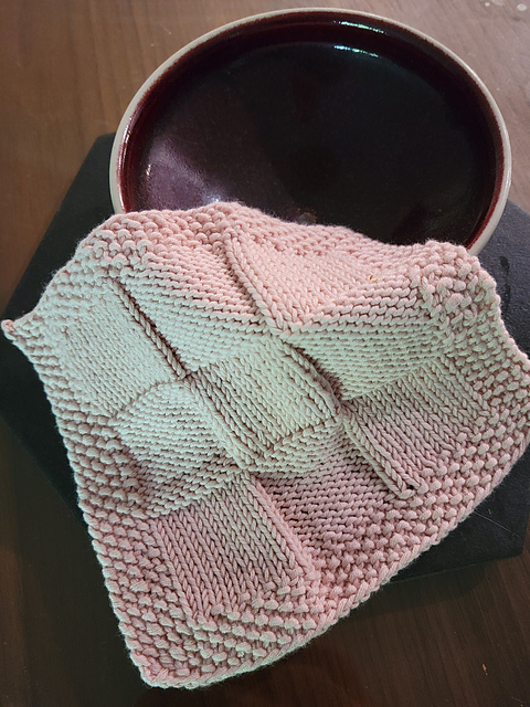 Checker Board Washcloth