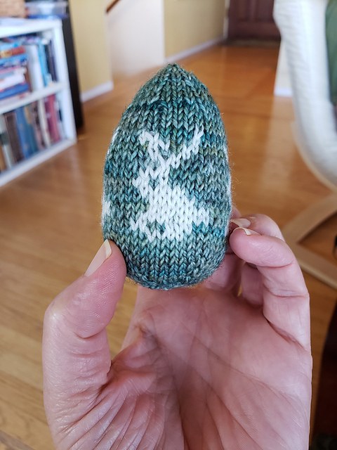 A Dozen New Knitted Eggs Spring KAL 2022