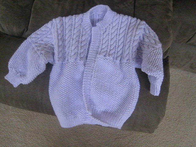 Cabled Sweater and Cardigan