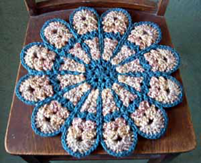 #1-2-3 Colorful Marguerite Round Cushion ?????????????