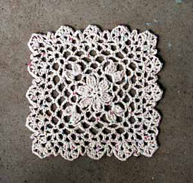 Flower Dishcloth