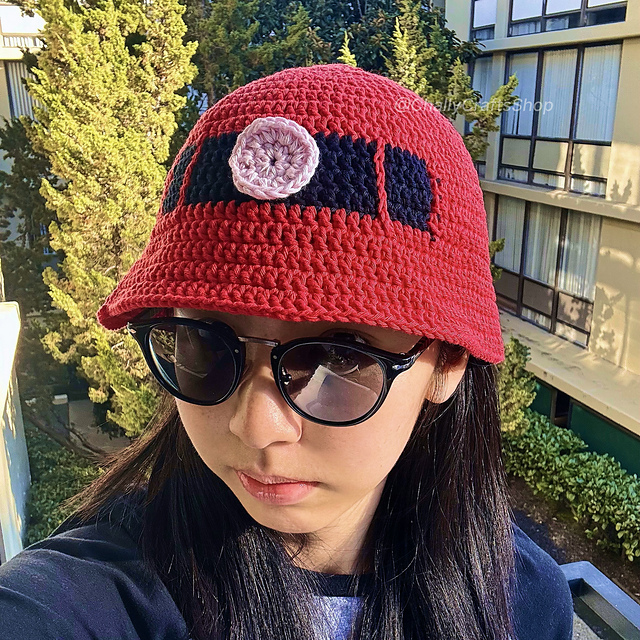 ルルムウ random pleats hat 2022ss rurumu: Ravelry: Zaku Bucket Hat Gundam Inspired pattern by Chally Crafts