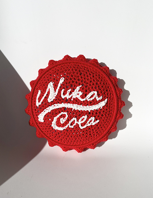 Ravelry: Fallout Nuka Cola Cap Wall Decor pattern by Chally Crafts