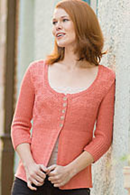 Printed Silk Cardigan