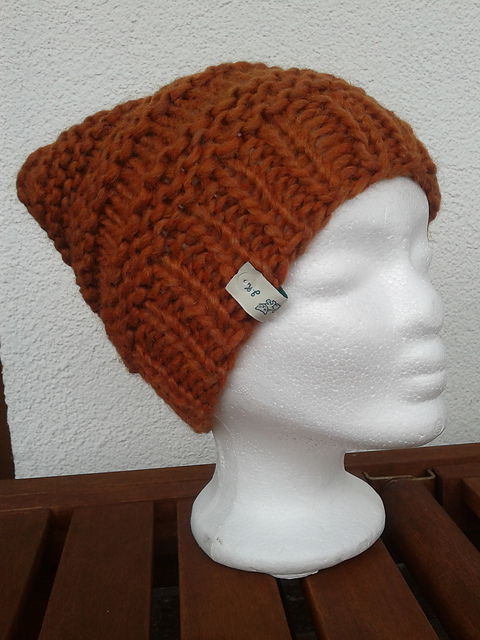 Modell 47 Mütze mit Querrippen