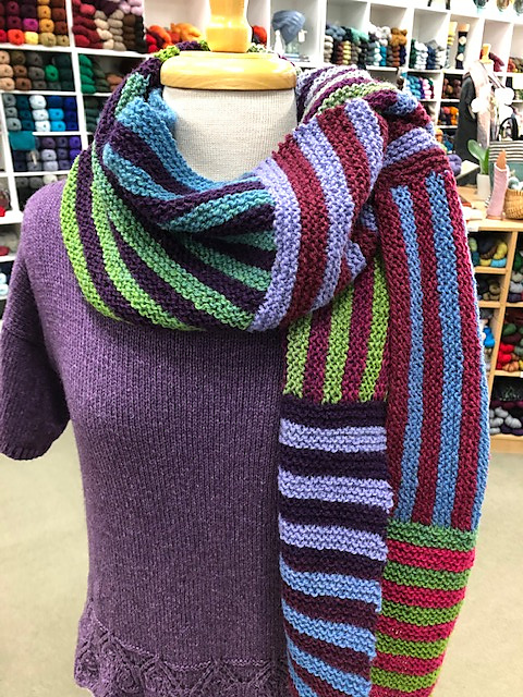 Squared Lines  Scarf