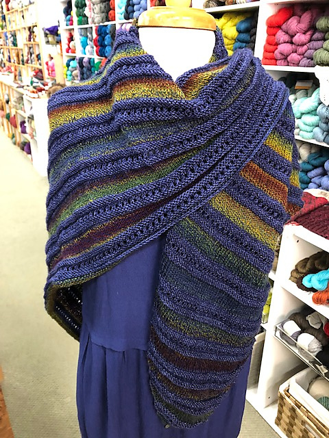 Crosstracks Shawl