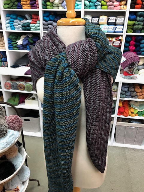 Right then Left Shawl