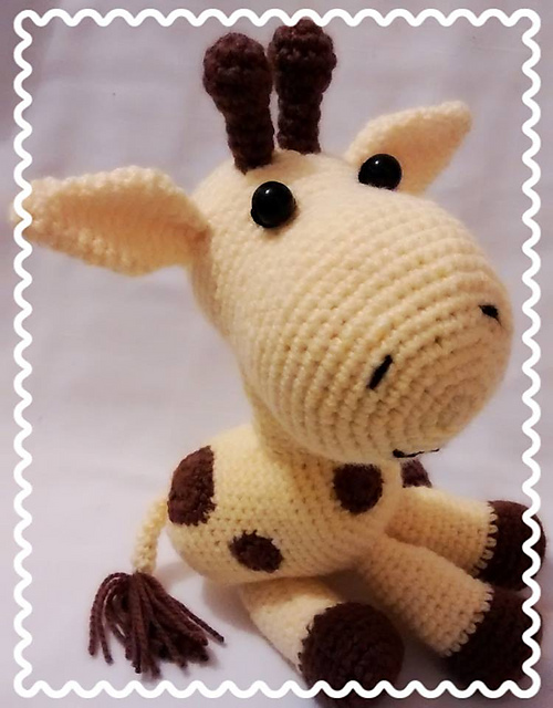 Jirafa amigurumi