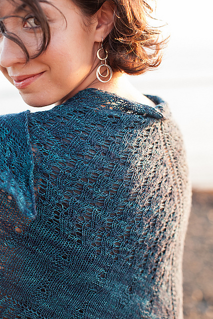 The Obi Shawl -- Fickle Zen Mystery KAL #2