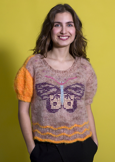 Butterfly Puff Blouse